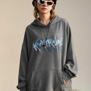 brilliant crystal hoodie dynamic print & urban appeal 5555