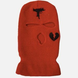 chic heart embroidered ski balaclava y2k streetwear gem 2857