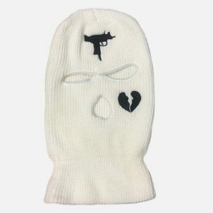 chic heart embroidered ski balaclava y2k streetwear gem 6961