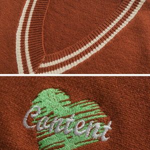 chic heart embroidered vest youthful & trendy appeal 3140