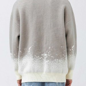 cosmic gradient sweater starry night design urban chic 1486