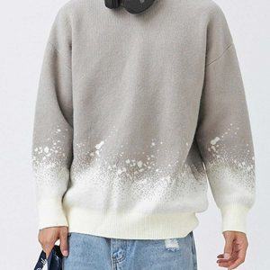 cosmic gradient sweater starry night design urban chic 7415