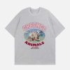 cute & youthful animal graphic tee perfect streetwear 8301