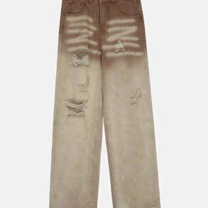 distressed ripped jeans washed out urban look 2503