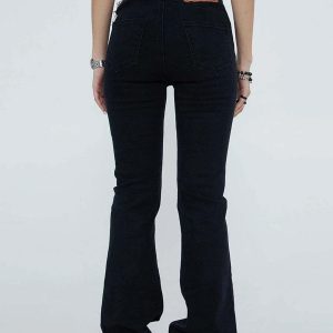 distressed slimfit jeans with edgy hole detailing 2380