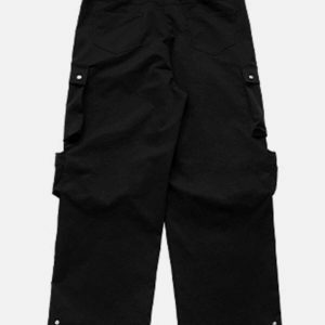 dynamic 3d multi pocket cargo pants   urban y2k style 1076