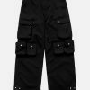 dynamic 3d multi pocket cargo pants   urban y2k style 4507