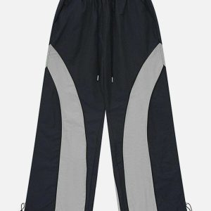 dynamic arc patchwork sweatpants   y2k streetwear revival 8874