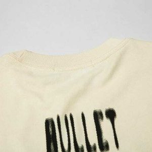 dynamic cut bullet print tee   youthful urban style 5247