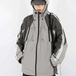 dynamic drawstring anorak windbreaker youthful & urban 2221