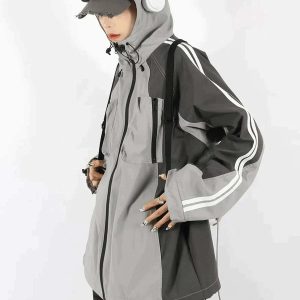 dynamic drawstring anorak windbreaker youthful & urban 2612