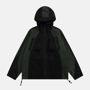 dynamic drawstring anorak windbreaker youthful & urban 2702