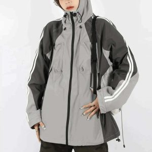 dynamic drawstring anorak windbreaker youthful & urban 3951