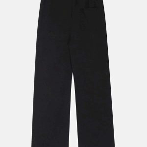 dynamic flocking letters sweatpants urban trendsetter 1040