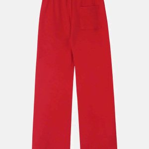 dynamic flocking letters sweatpants urban trendsetter 6511