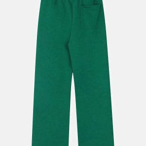 dynamic flocking letters sweatpants urban trendsetter 6997