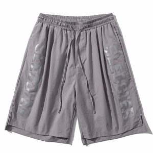 dynamic laser drawstring shorts   youthful urban appeal 7495