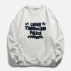 dynamic lightning letter sweatshirt   youthful urban vibe 5082