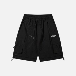 dynamic multi pocket cargo shorts   urban & trendy fit 3699