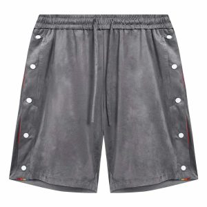 dynamic side button shorts with drawstring urban appeal 5106