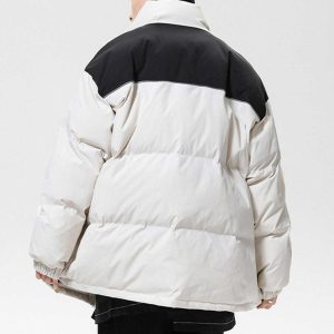 dynamic spliced reflective winter coat urban & bold 1829