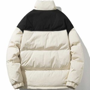 dynamic spliced reflective winter coat urban & bold 3671