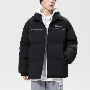 dynamic spliced reflective winter coat urban & bold 4706