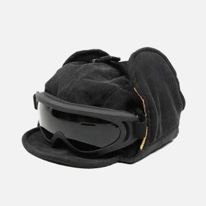 dynamic windproof cycling hat with warm glasses feature 1627