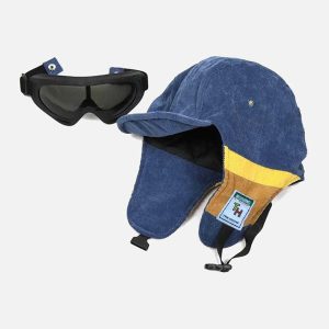 dynamic windproof cycling hat with warm glasses feature 5922