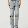 edgy hole design jeans with a youthful street vibe 8200