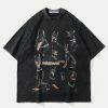 edgy washed doberman tee urban & youthful fashion 2371