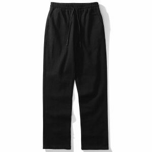 embroidered letter pants chic & urban streetwear 2175