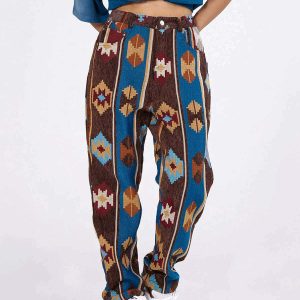 ethnic embroidered pants vibrant & crafted streetwear 6561