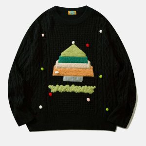 festive christmas tree sweater iconic holiday design 2572