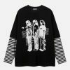 graffiti patchwork sweatshirt urban streetwear 7629