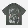 graffiti silhouette tee youthful & urban street style 4887