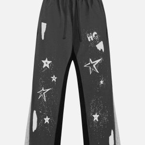 graffiti star sweatpants urban streetwear essential 3838