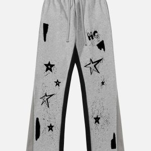 graffiti star sweatpants urban streetwear essential 4140