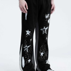 graffiti star sweatpants urban streetwear essential 7305