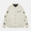 iconic star embroidered leather jacket urban chic 1615