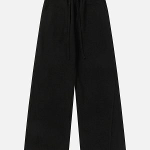 irregular segmentation sweatpants urban streetwear 4472