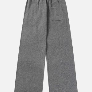 irregular segmentation sweatpants urban streetwear 6609