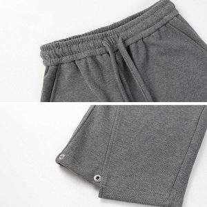 irregular segmentation sweatpants urban streetwear 8189