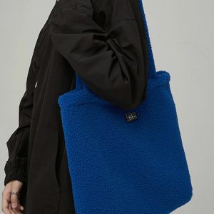 lambswool shoulder bag crafted for chic urban style 7263