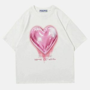 love balloon graphic tee youthful & trendy streetwear 7413