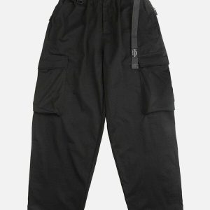 multi pocket cargo pants sleek urban & y2k trendy 3150