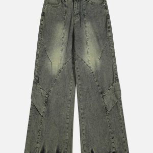 patchwork washed jeans urban edge 6317