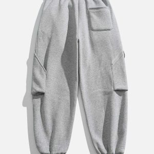 retro inspired big pocket joggers 2844