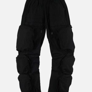 retro inspired multi pocket cargo pants 1470