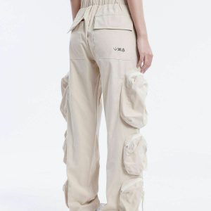 retro inspired multi pocket cargo pants 5050